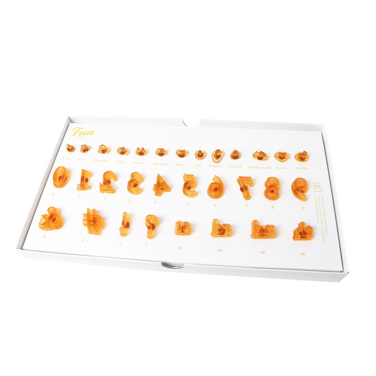 Číslice a speciální znaky kolekce 2 FF56 PME